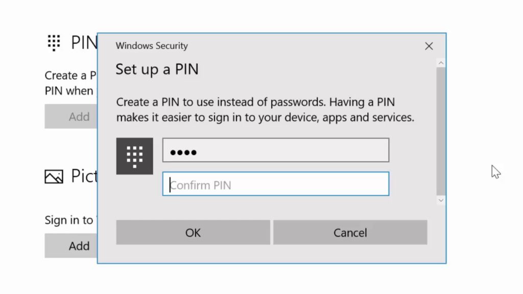 how to change the pin code on windows 11